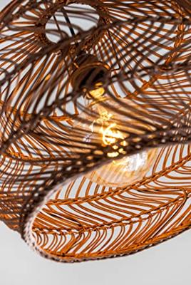 Lucide MOLOKO Hanglamp 1xE27 - Okergeel