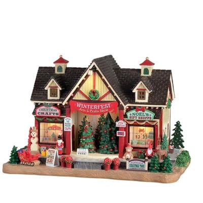 Winterfest Arts & Crafts Show With 4.5V Adap Kerst - Lemax