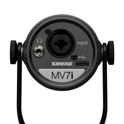Shure MV7I - slimme microfoon en interface
