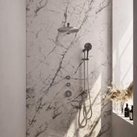 Brushed Edition thermostatische regendouche SET 20 met 30 cm douchekop - thumbnail