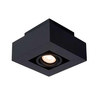 Lucide XIRAX - Plafondspot - LED Dim to warm - GU10 - 1x5W 2200K/3000K - Zwart Lucide XIRAX - Plafondspot - LED Dim to warm - GU10 - 1x5W 2200K/3000K - Zwart