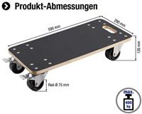 Metafranc WU0822000 Transportroller PA Laadvermogen (max.): 400 kg 590 mm x 290 mm x 126 mm Aantal rollers 4 - thumbnail