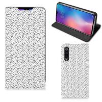 Xiaomi Mi 9 | Hoesje met Magneet | Stripes Dots - thumbnail