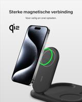 Oplaadstation - BELKIN - Qi2 - 3-in-1 - Zwart - thumbnail