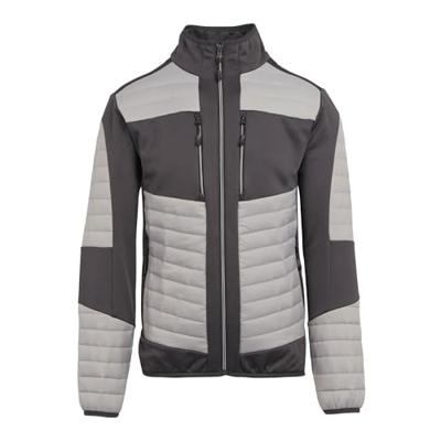 Ragetta RG563 E-volve Unisex Thermal Hybrid Jacket - Ash (Heather)/Black - 3XL Ragetta RG563 E-volve Unisex Thermal Hybrid Jacket - Ash (Heather)/Black - 3XL