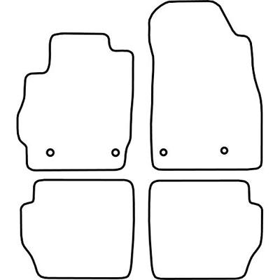 Automatten passend voor Mazda 2 3/5 deurs vanaf 2007 TMMA527