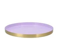 Daan Kromhout Dienblad marrakech lila goudkleurig 33 cm | 6 stuks - thumbnail