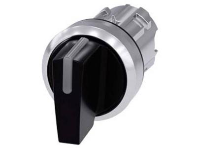 Siemens 3SU1052-2BP10-0AA0 Knevelschakelaar Tuimel Zwart 2 x 45 ° 1 stuk(s)