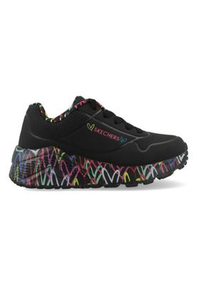 Skechers Uno Lite - Lovey Luv 314976L/BKMT Zwart-28 maat 28