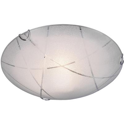 LED Plafondlamp Mat Wit - E27 Fitting - Ronde Glasverlichting