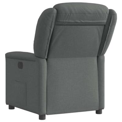 Fauteuil verstelbaar stof donkergrijs