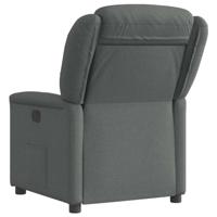 Fauteuil verstelbaar stof donkergrijs - thumbnail