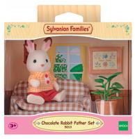 SYLVANIAN FAMILIES 5013 Papa Konijnchocolade en woonkamer - thumbnail