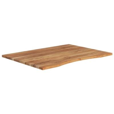 Bureaublad rechthoekig 100x80x2,5 cm massief acaciahout