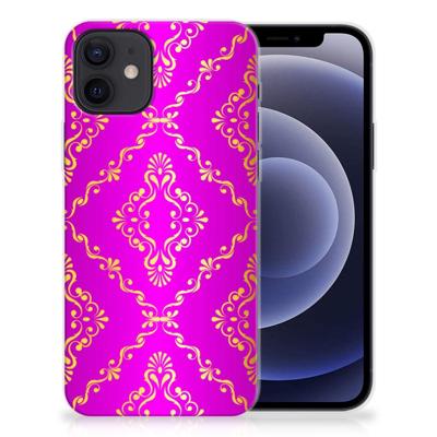 Siliconen Hoesje iPhone 12 | 12 Pro (6.1") Barok Roze Siliconen Hoesje iPhone 12 | 12 Pro (6.1") Barok Roze