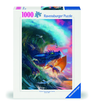 Ravensburger puzzel Draken race 1000 stukjes Ravensburger puzzel Draken race 1000 stukjes