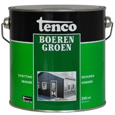 Boerengroen 2,5l verf/beits Tenco - Tenco Boerengroen 2,5l verf/beits Tenco - Tenco