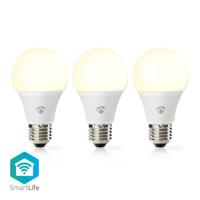 Wi-Fi Smart LED-Lamp | Warm Wit | E27 | 3-Pack - thumbnail