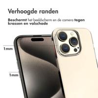 Accezz Clear Backcover iPhone 15 Pro Telefoonhoesje Transparant - thumbnail