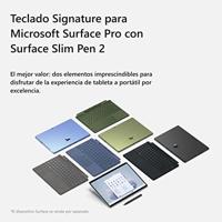 Microsoft Surface 8X6-00132 teclado para móvil verde Microsoft Cover Port Español - thumbnail
