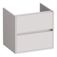 Brauer Adore - Onderkast - 60 cm - met 2 Softclose Lades Greeploos en 1 Sifon Uitsparing - Mat Zand - thumbnail