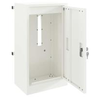 Brievenbus Wit 30 x 23 x 55 cm Staal - thumbnail