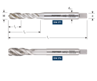 Rotec hss-e machinetap | blind | din 376 | m10 - 321.1000ce - thumbnail