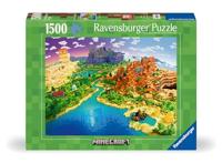 Ravensburger legpuzzel world of minecraft, 1500st. - thumbnail