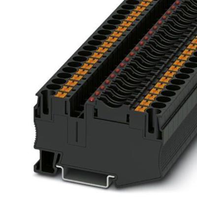 Phoenix Contact 3212172 Zekeringsdoorvoerklem 8.2 mm Push-Lock-veeraansluiting Zwart 50 stuk(s)
