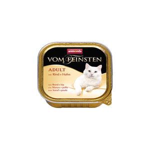 ANIMONDA Vom Feinsten Adult Beef with chicken - nat kattenvoer - 100g
