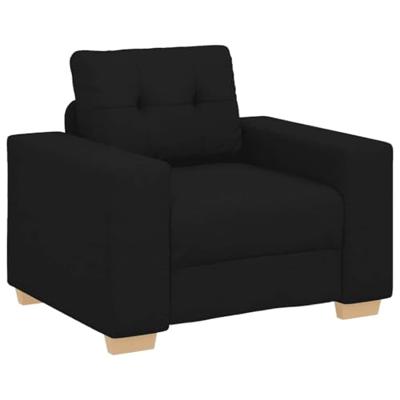 Fauteuil 60 cm stof zwart