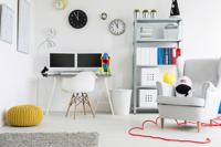 Activejet Clip-on bureaulamp, zwart, metaal, E27 schroefdraad - thumbnail