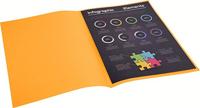 Exacompta Rock&apos;s 80 dossiermap, ft 22 x 31 cm, pak van 100, lichtoranje - thumbnail