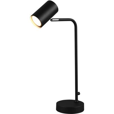 Moderne Mat Zwarte LED Bureaulamp met GU10 Fitting