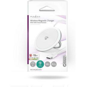 Nedis Draadloze Oplader | Staand | Inclusief kabel | USB Type-C | 1 stuks - WCHAQM250SI WCHAQM250SI Nedis Draadloze Oplader | Staand | Inclusief kabel | USB Type-C | 1 stuks - WCHAQM250SI WCHAQM250SI