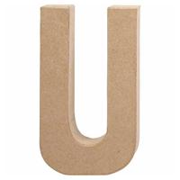 Creativ Company letter papier-maché u, 20,5cm - thumbnail