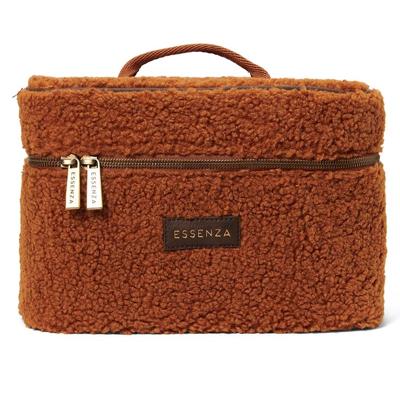 Essenza Essenza Tracy Teddy Beauty Case L: 25 - W: 17 - H: 17 Leather brown