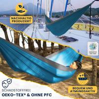 Ticket to the Moon King Size Hangmat - Aqua / Dark Grey - thumbnail
