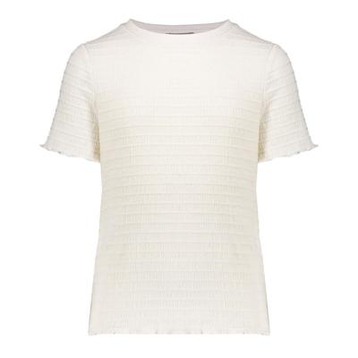 Geisha zomer top meisjes - fancy square - off wit