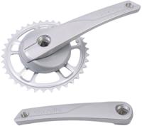 Gazelle Crankstel 38t 170mm voor vierkante as - zilver - thumbnail