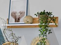 Wandplank ARKEA 80 cm wit/wotan eik - thumbnail
