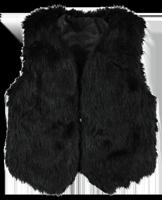 O'Chill Meisjes bodywarmer - Nancy - Zwart - thumbnail