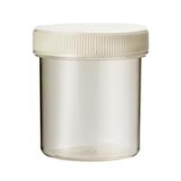 Tabletflacon 40ml transparant met dop 80 Stuks - thumbnail