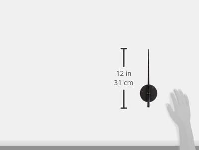 TFA Dostmann 60.3036.01 Wandklok Kwarts 50 cm x 96 mm x 310 mm x 33 mm Zwart