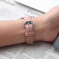 Fitbit Versa 1 / 2 & Lite bandje TPU leer - Lichtroze - thumbnail