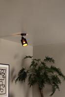 Lucide TAGALOG - Plafondspot - Ø 10 cm - 1xE27 - Zwart - thumbnail