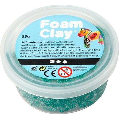 Foam Clay - donkergroen, 35gr. Foam Clay - donkergroen, 35gr.