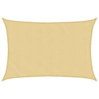 VidaXL Zonnezeil 4,5x3 m 100% polyester oxford zandkleurig - thumbnail