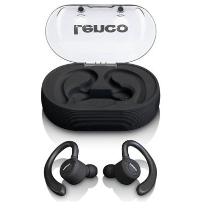 Lenco EPB-460BK In Ear headset Bluetooth Zwart Headset, Oorbeugel, Bestand tegen zweet Sport
