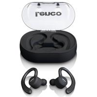 Lenco EPB-460BK In Ear headset Bluetooth Zwart Headset, Oorbeugel, Bestand tegen zweet Sport - thumbnail